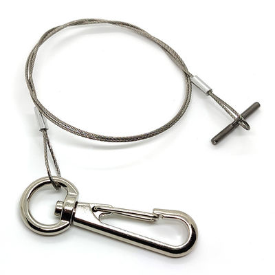 Tali Kawat Baja Tahan Karat dengan Perlengkapan Ujung untuk Menggantung Pot Tanaman