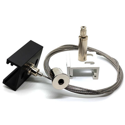 XTSC Track Aluminium Clips Dengan Brass Cable Gripper Hanging System Untuk Lampu
