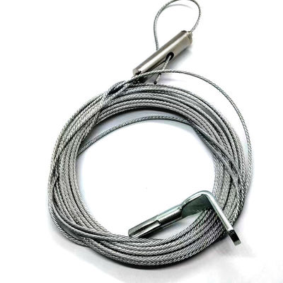 Steel Adjuster Pesawat Looping Gripper Cable Lock Clamp Tensioner Dengan Loop