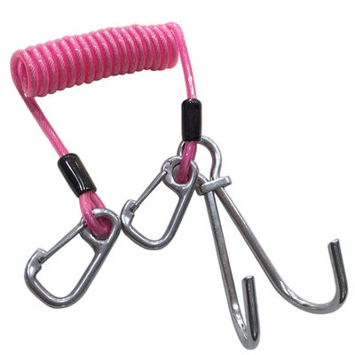 Tali Alat Koil Pegas Selam Pancing Stainless Steel Keselamatan