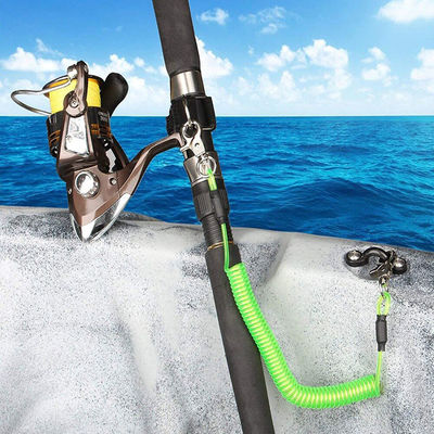 Tali Alat Koil Baja Pegas Berlapis Plastik Keselamatan yang Dapat Disesuaikan dan Ditarik Kembali Secara Profesional