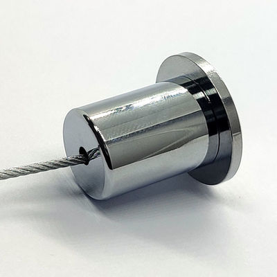 Tembaga Chrome Ceiling Coupler Attachment Steel Wire Rope Ceiling Connector