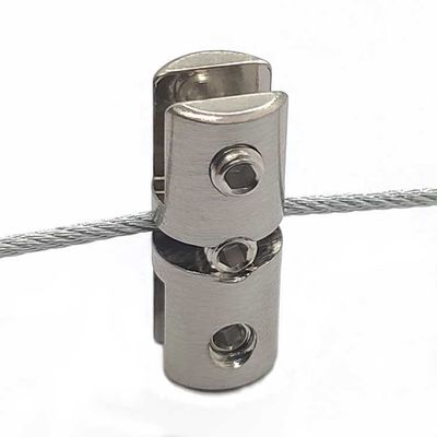 New Hot Selling Item Display Fixture Glass Clamp Untuk Sistem Tampilan Kabel