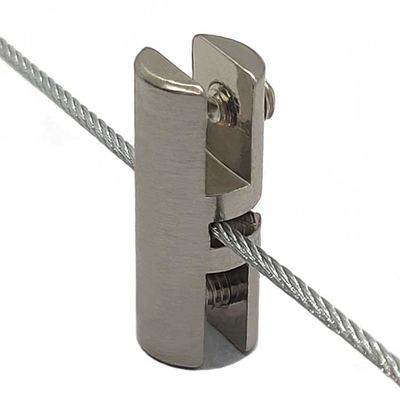 New Hot Selling Item Display Fixture Glass Clamp Untuk Sistem Tampilan Kabel