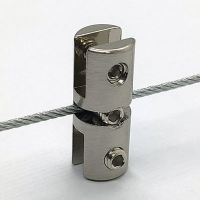 New Hot Selling Item Display Fixture Glass Clamp Untuk Sistem Tampilan Kabel
