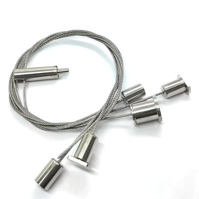 Kabel Pemasangan Kawat Tali Gripper Lampu Aksesoris Langit-langit Hanger Suspensi Kabel