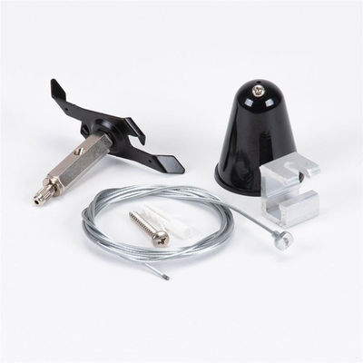 LED Track Lighting Suspension Kits Wire Hanging Kit Gripper Kabel Dengan Track Clip