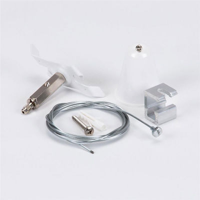 LED Track Lighting Suspension Kits Wire Hanging Kit Gripper Kabel Dengan Track Clip