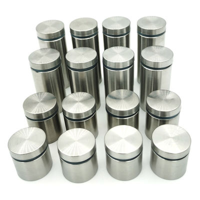 Tutup Sekrup Dudukan Tanda Kaca Baja Tahan Karat 3/4 Inci Untuk Papan Tanda yang Dipasang di Dinding