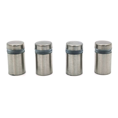 Satin Drawing Standoff Screws Stainless Steel Edge Grip Sign Holder Kaca Standoff