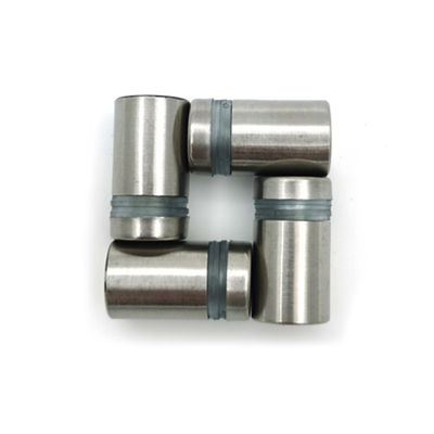 Satin Drawing Standoff Screws Stainless Steel Edge Grip Sign Holder Kaca Standoff