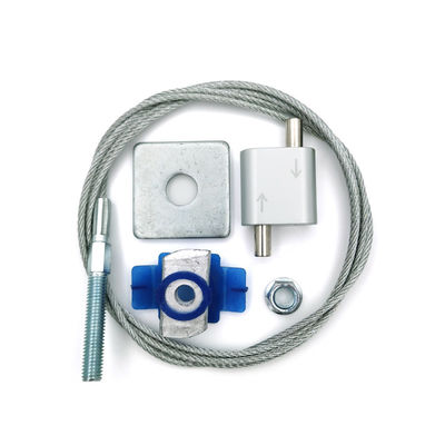 Lampu Langit-langit Saluran Utama Galvanized Steel Wire Suspension Kit Langit-langit T-Grid Hanging System