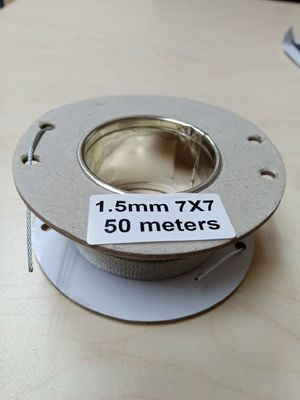 Stainless Steel 304 316 Wire Rope 4mm 1 x 19 7 x 7 Wire Rope