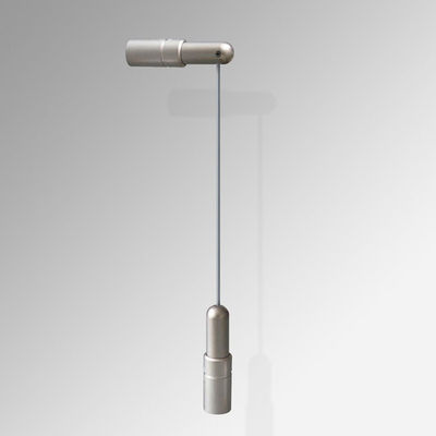 Aluminium Multifungsi Wall-to-Wall Cable Display Wire Hanging System Dengan Rel Untuk Lukisan Seni Dan Bingkai