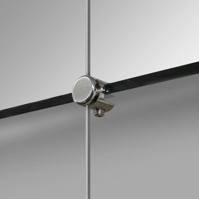 Kabel Display Fixture Wire Hanging System Display And Fixture Glass Clamp Kabel Sistem