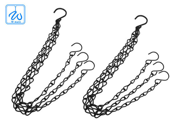 Kit Gantung Pot Bunga yang Dapat Disesuaikan Kit Suspensi Kawat Pot Tanaman Tiga Kaki