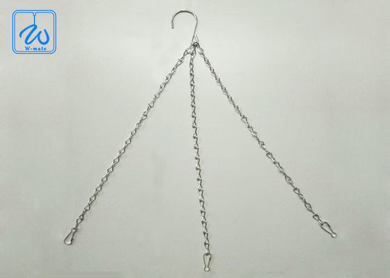 Kit Gantung Pot Bunga yang Dapat Disesuaikan Kit Suspensi Kawat Pot Tanaman Tiga Kaki