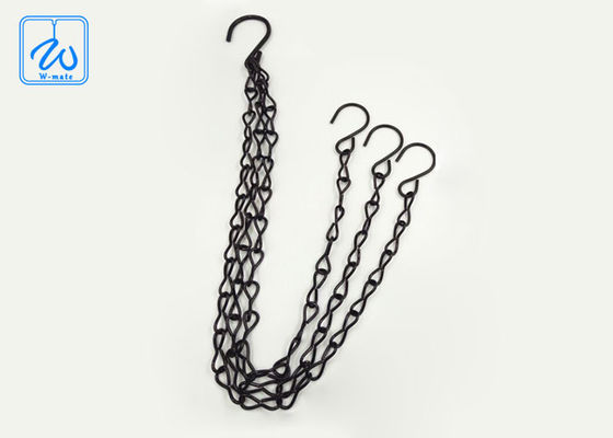 Kit Gantung Pot Bunga yang Dapat Disesuaikan Kit Suspensi Kawat Pot Tanaman Tiga Kaki