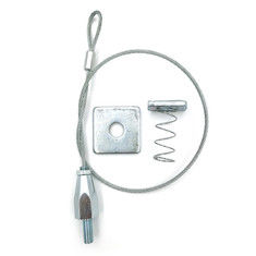 Aksesoris langit-langit AC Pipa Dan Track Suspensi Solusi Kit Hardware Clamp Langit-langit