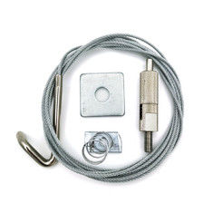 Aksesoris langit-langit AC Pipa Dan Track Suspensi Solusi Kit Hardware Clamp Langit-langit