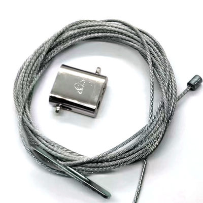 Pengunci Cengkeraman Tali Kawat Kuningan yang Dapat Disesuaikan untuk Kabel Dengan Loop