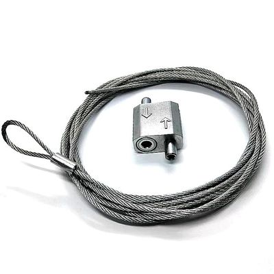 Konektor Grip Kabel Kuningan Aluminium Anodisasi Alam Untuk Semua Sambungan