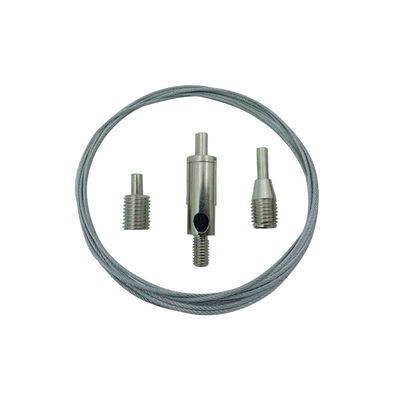 Penjepit Kabel Kawat yang Disesuaikan dengan Ulir Jantan untuk Menggantung Pencahayaan dan Tampilan