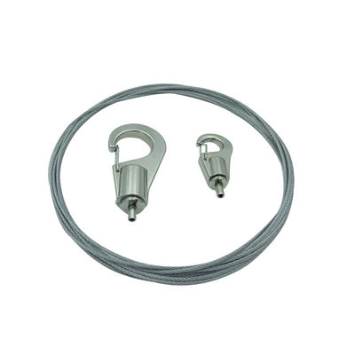 Penjepit Kabel Kustom OEM Dengan Kait Pegas Untuk Sistem Suspensi Kabel