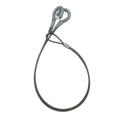 Kit Gantung Lampu Track Kit Penggantung Kabel Baja Gripper yang Dapat Disesuaikan Panel Suspensi Led