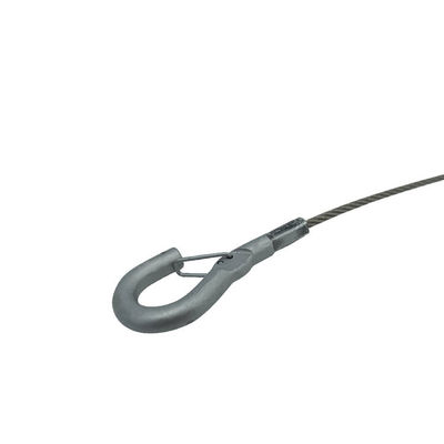 Kit Gantung Lampu Track Kit Penggantung Kabel Baja Gripper yang Dapat Disesuaikan Panel Suspensi Led