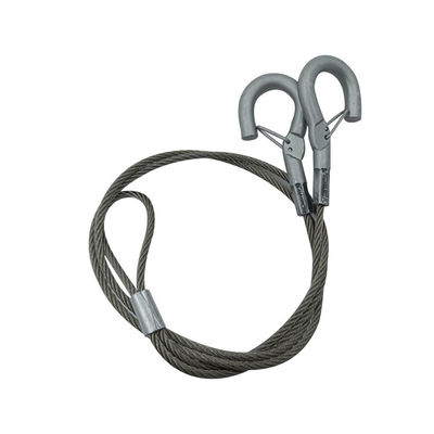 Kit Gantung Lampu Track Kit Penggantung Kabel Baja Gripper yang Dapat Disesuaikan Panel Suspensi Led