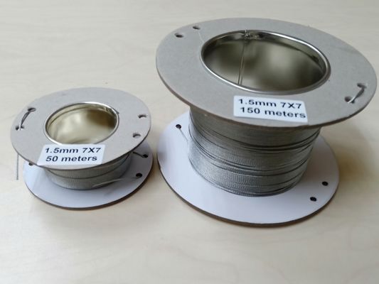 Terisolasi Mesin kawat Gripper Kabel Hanging Steel Wire Rope Untuk lampu led