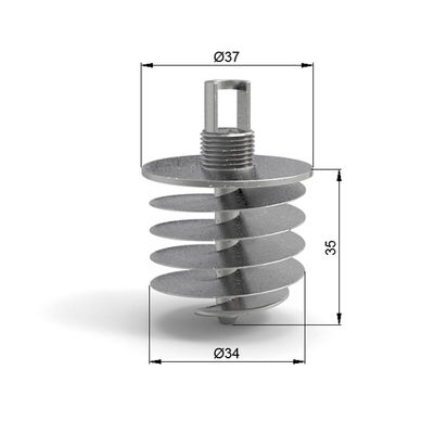 Ceiling Absorber Anchor Adjustable Suspension Kit Sambungkan Hook Keamanan