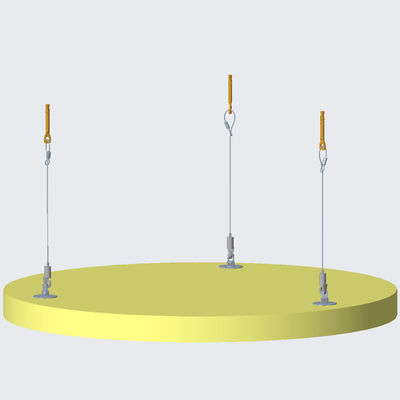 Hubungkan Absorber Dengan Set Kawat yang Bisa Disesuaikan Untuk Sistem Suspensi Langit-langit Akustik