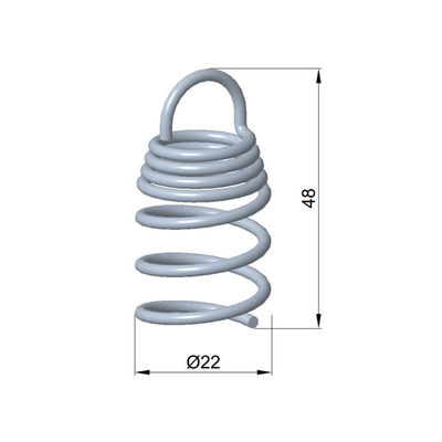Gantungan Kawat yang Dapat Disesuaikan dari Jangkar Spiral Langit-Langit Kit Suspensi