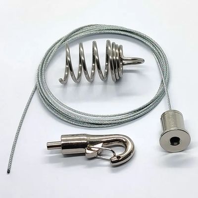 Sistem Plafon Gantung Akustik DIY Baja Tahan Karat Lapisan Bubuk Tahan Lembab