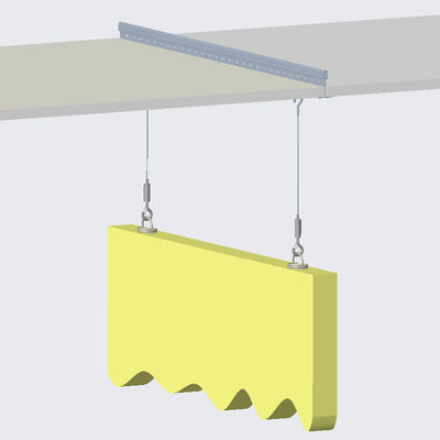 Suspensi langit-langit tahan getaran dengan konstruksi kabel 7x19 yang kuat dan tahan kelembaban