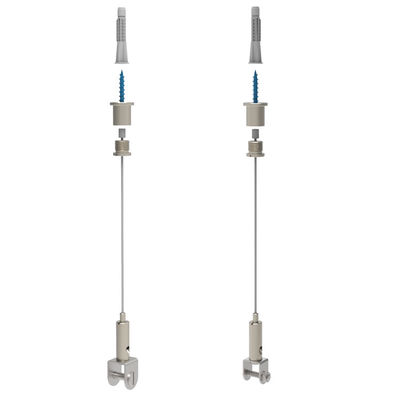 Penjepit Kabel Garpu Dengan Komponen Braket Pemasangan Untuk Panel Langit-Langit Peredam Suara