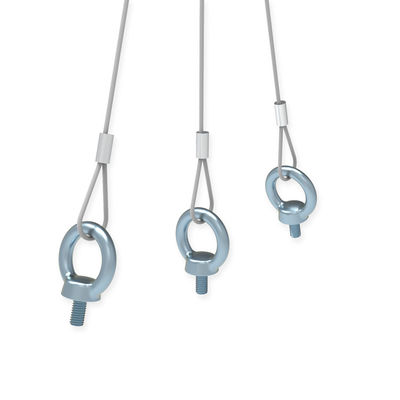 Hanging Kit For Pendant Speakers With Suspension Cables / Eye Screw And Washers Wire Rope Length 500MM