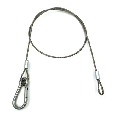 Kabel Suspensi Kawat Gantung Untuk Speaker Lampu Tumbuh LED Peralatan Display Periklanan Kuat Ringan
