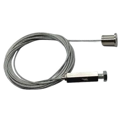 Kit Suspensi Penjepit Kabel Baja Tahan Karat untuk Sistem Pencahayaan