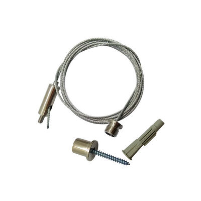 Kit Lampu Gantung Kabel Baja Tahan Karat untuk Langit-Langit Gantung