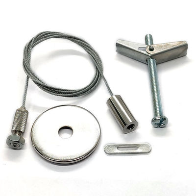 Kit Gantung Lampu LED Baja Tahan Karat untuk Lampu Panel