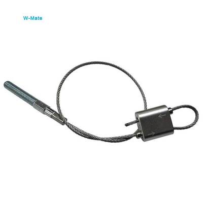 Adjustable Brass Wire Rope Grip Lock for Secure Cable Management with 7x7 or 1x19 Construction and 1.0-1.5mm Diameter