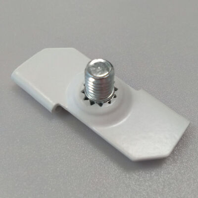 Twist T-Bar Cable Clip Suspension System Ceiling Grid Clips dengan lubang untuk pemasangan yang mudah