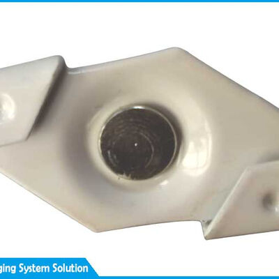 Bahan Bangunan T Bar Steel Cable Clips Suspended Ceiling T Grid