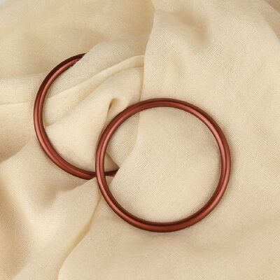 6063 Al Dark Brown Anodizing Finish Cincin Infant Ring Sling