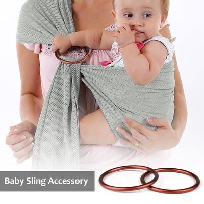 6063 Al Dark Brown Anodizing Finish Cincin Infant Ring Sling