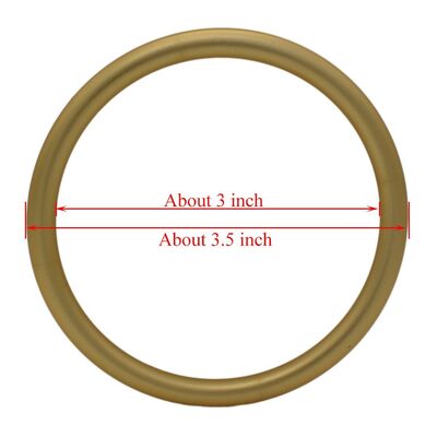 Cincin Sling Aluminium Finishing Anodizing Emas Doff Dapat Disesuaikan