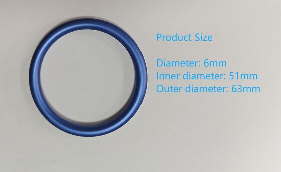 Cincin Sling Ring Finishing Anodizing Biru yang Dapat Disesuaikan Nyaman Tahan Lama Untuk Gendongan Bayi